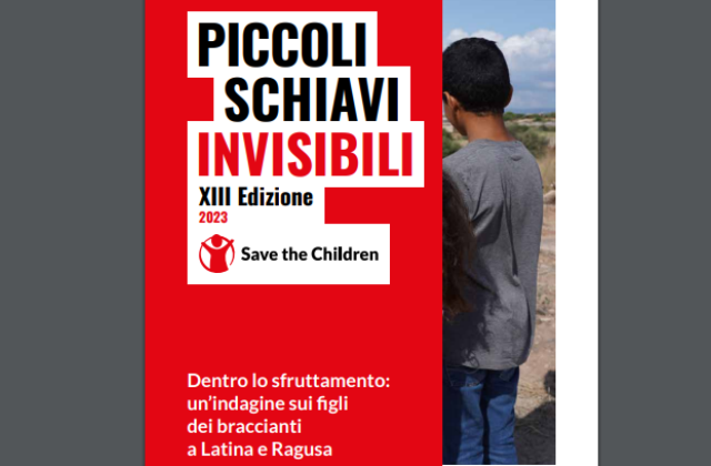 L’organizzazione Save the Children pubblica il rapporto “Piccoli Schiavi Invisibili”. Giornata internazionale contro la tratta. Tratta e sfruttamento: una vittima su 3 è minorenne